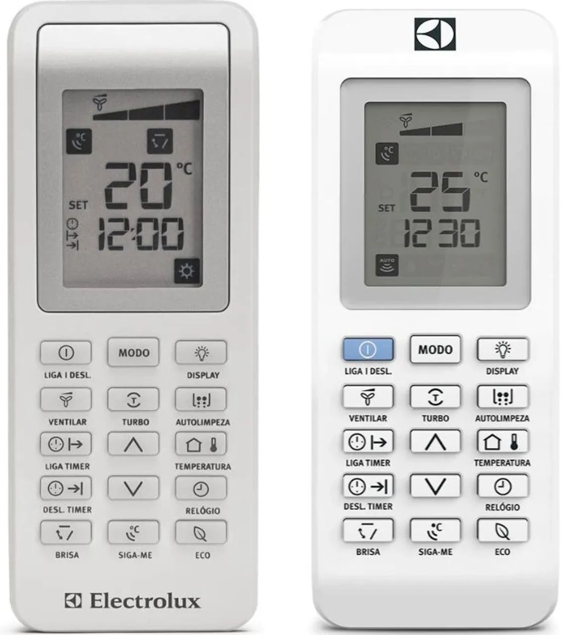 Controle ar condicionado Eletrolux 