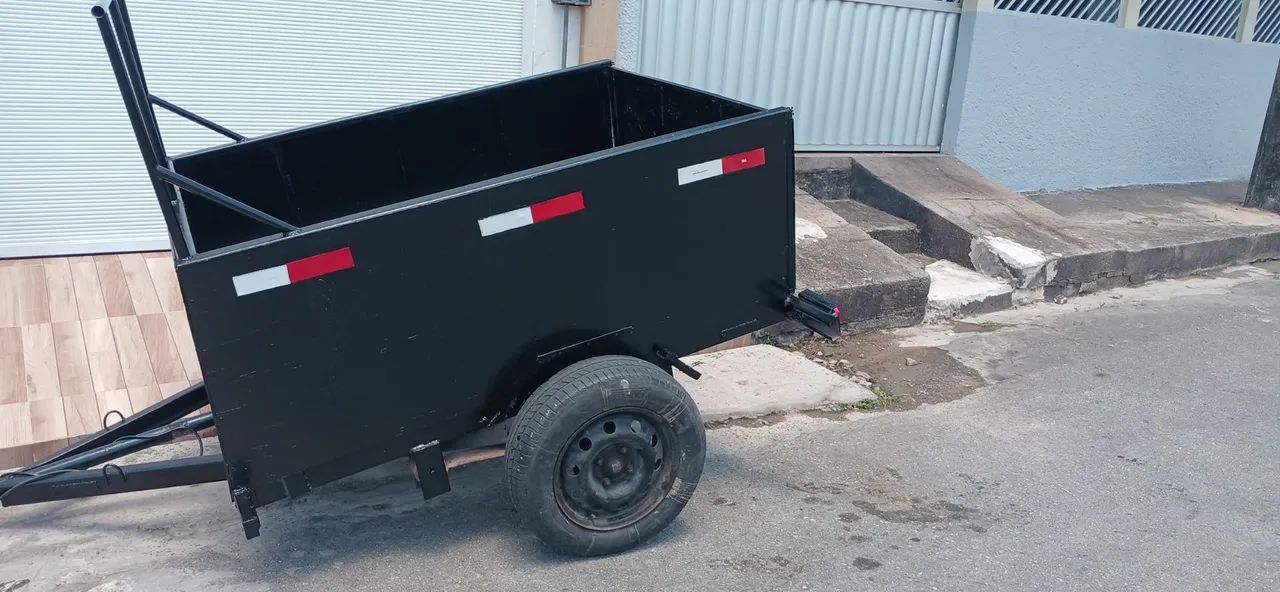 Vendo Carretinha / Reboque com placa Mercosul