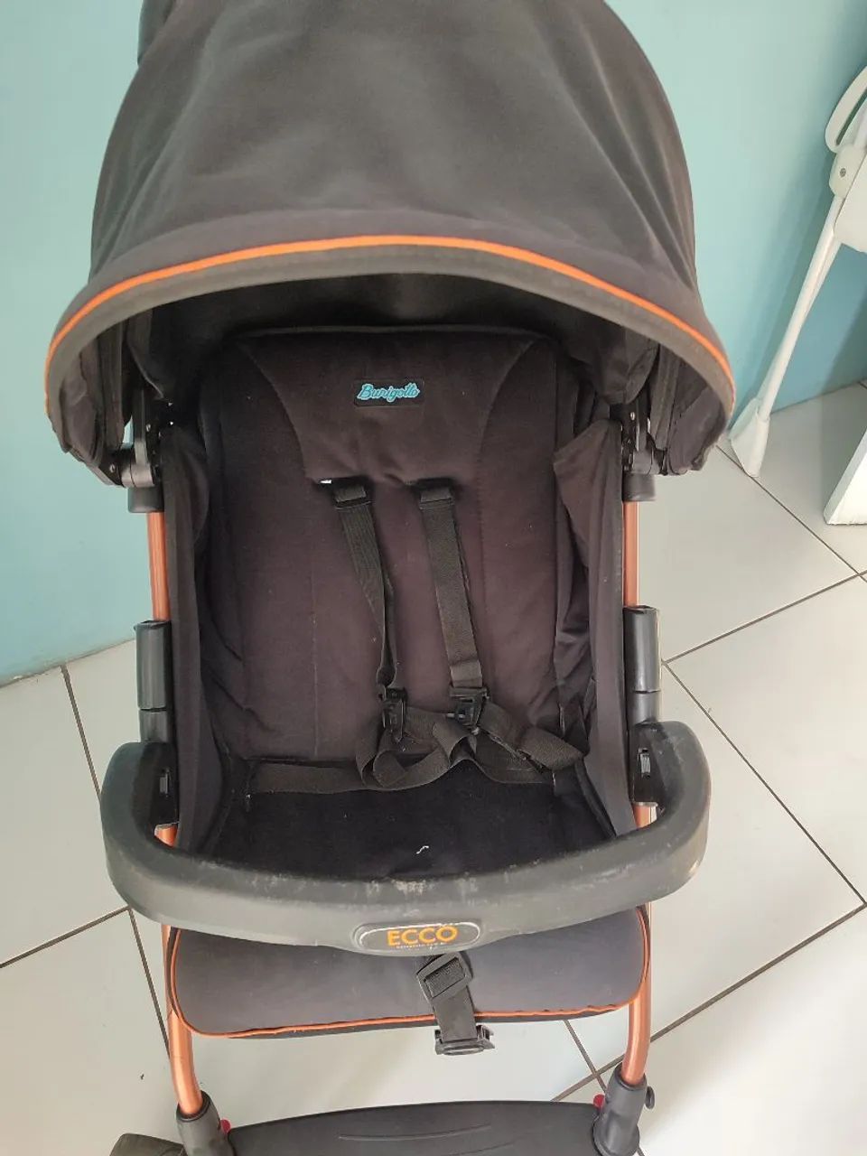 Cadeira de balanço e carrinho de bebe  - Foto 4