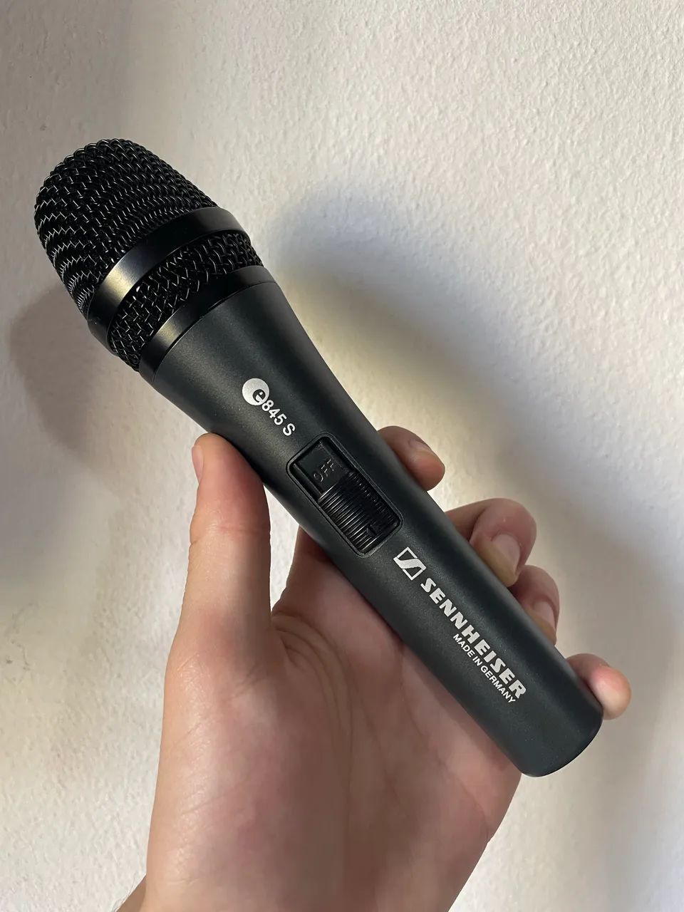 Microfone Sennheiser e845 S Dinamico Supercardioide Com Chave Original