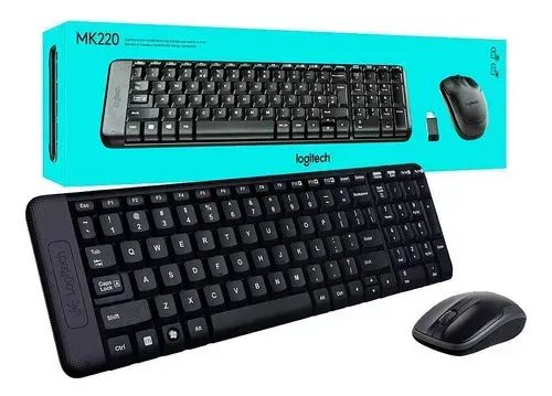 KIT TECLADO E MOUSE SEM FIO MK220