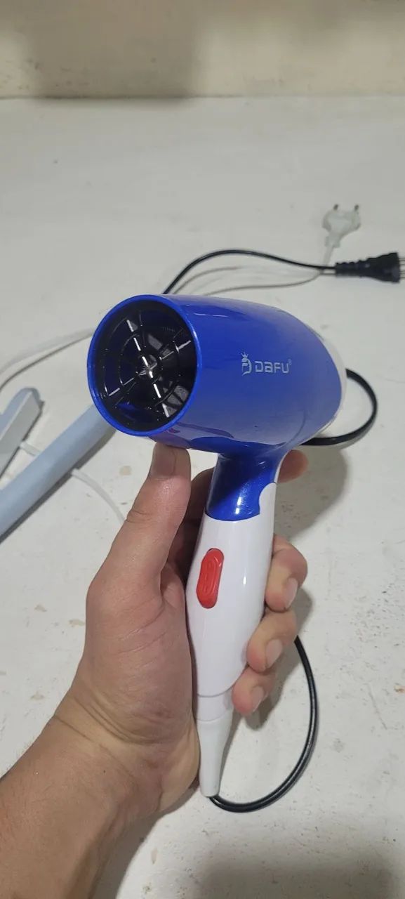 Kit Viagem Cabelo - Secador Dobrável DAFU + Pranchinha Mini (110V)<br> - Foto 4