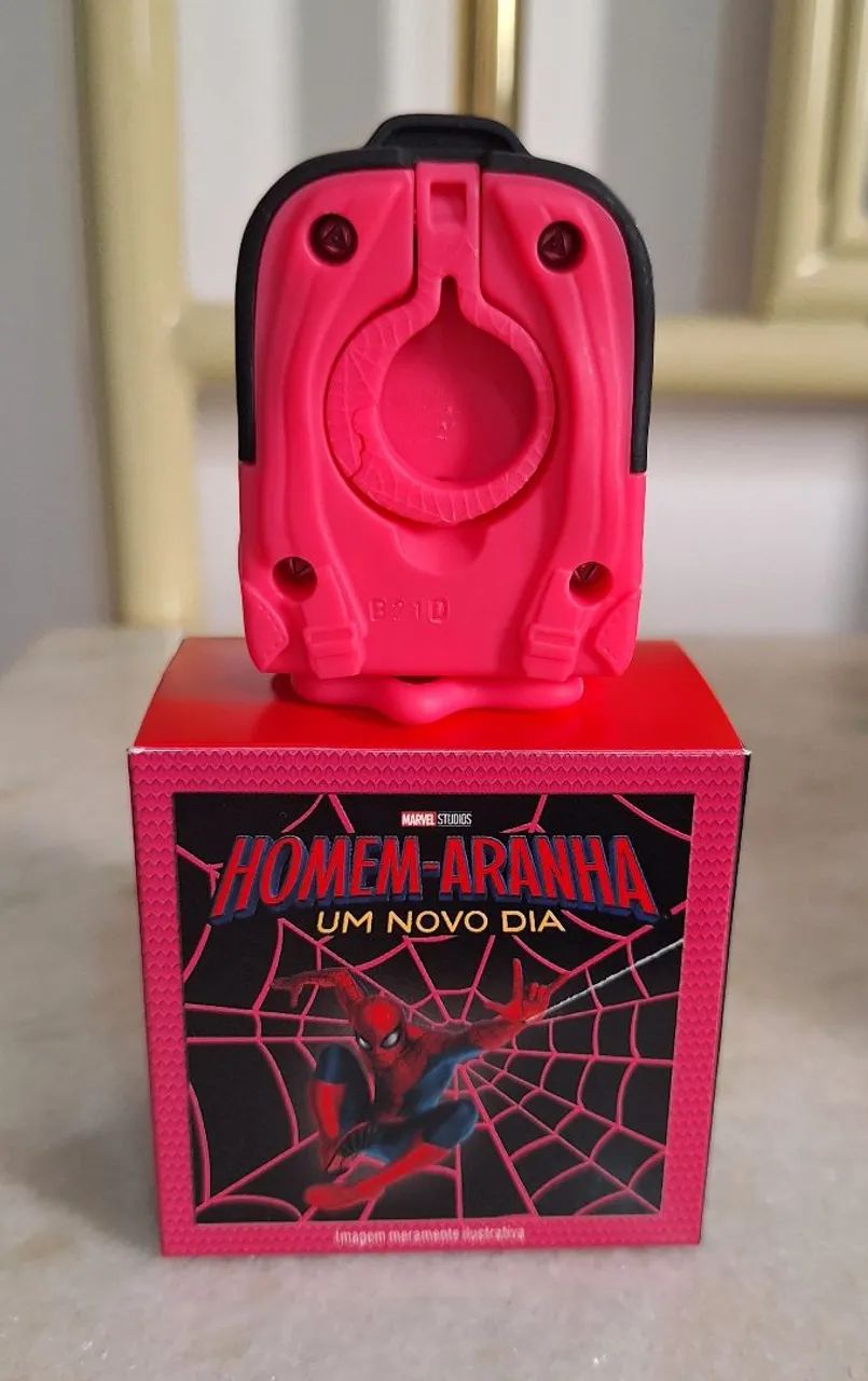 Mochila Homem aranha mcdonald's preto e rosa - Foto 2
