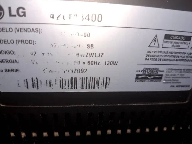 Televisão LCD LG 42 polegadas  - Foto 2