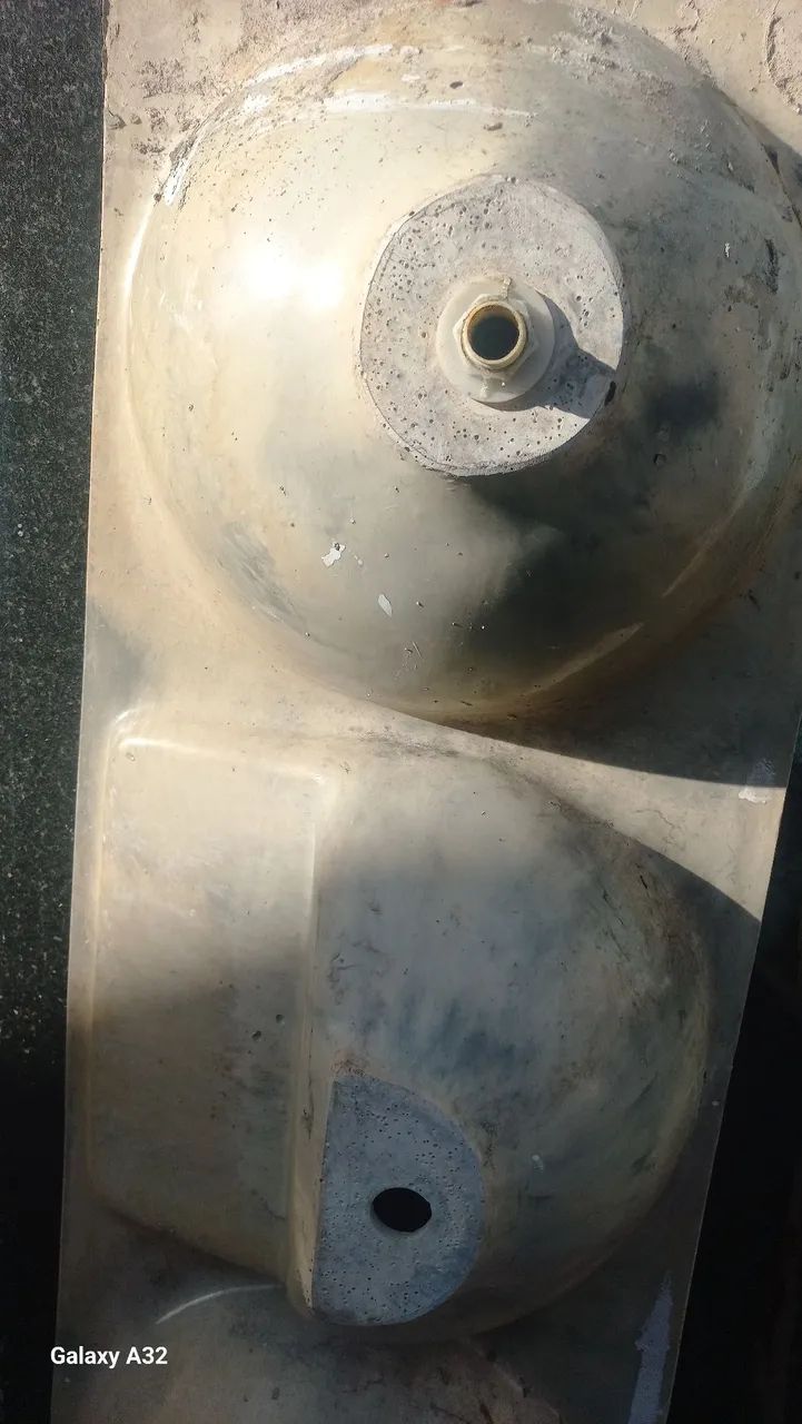 TANQUE CIMENTO SINTÉTICO 3 BACIAS 1.54x0.54  SEM DETALHES. APENAS  $  199 - Foto 5