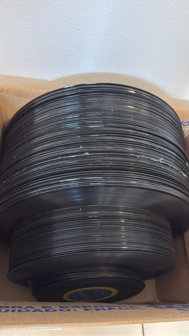 Discos de vinil para decoração