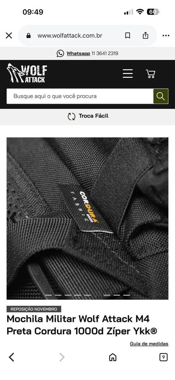 Vendo mochila Wolf Attack M4 - Foto 2