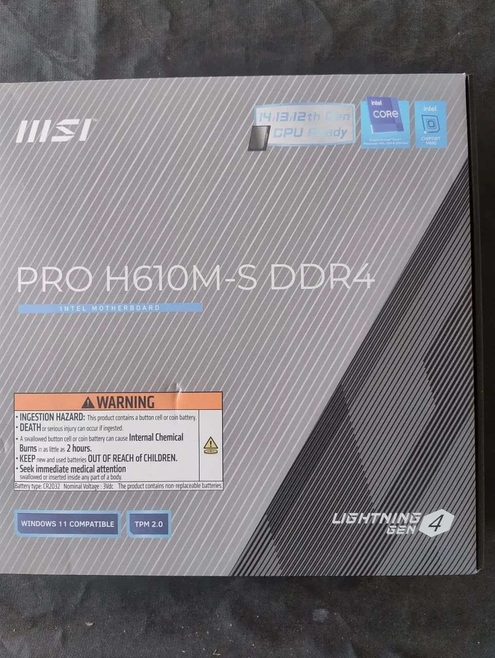 Placa mãe MSI PRO H610M-S DDR4 - Foto 3
