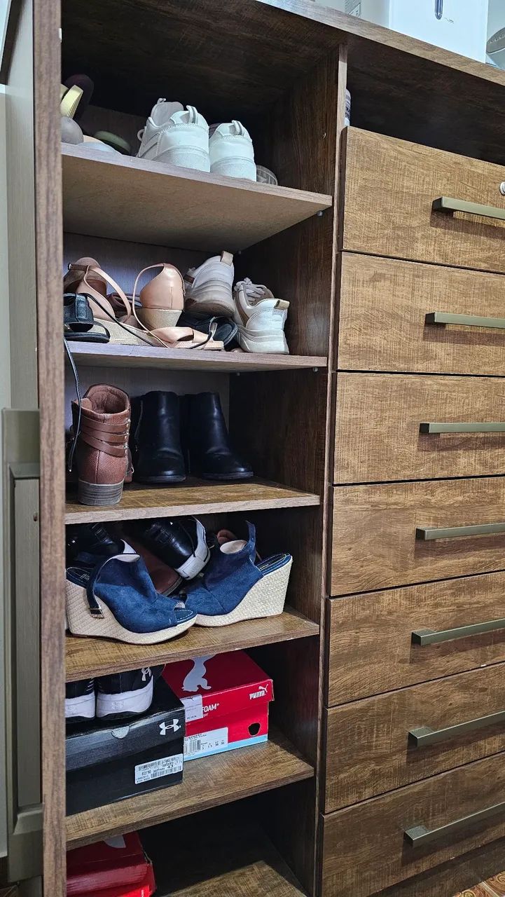 Cômoda / Sapateira Multiuso 6 Gavetas + Porta - Foto 4