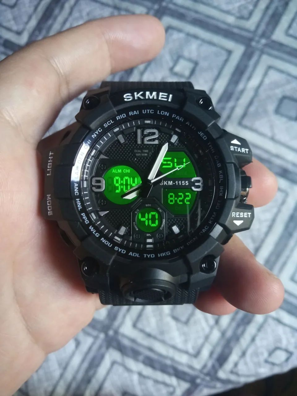 Skmei 1155B G-Shock Masculino Resistente e Prova d'água