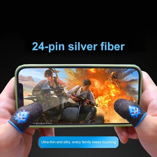 Par Luva De Dedo Gamer com efeito luminoso - Foto 2