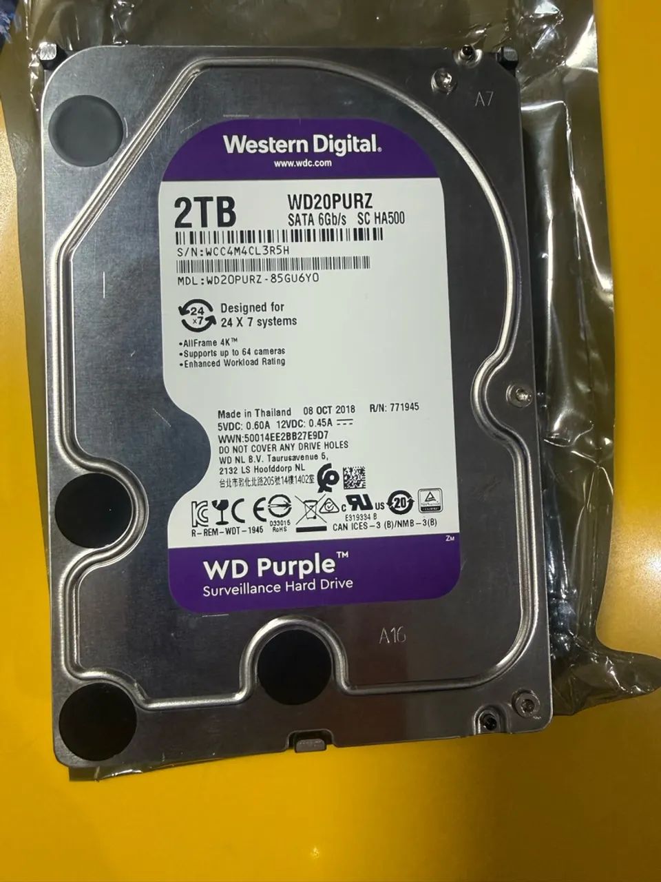 HD Wester Digital Purple