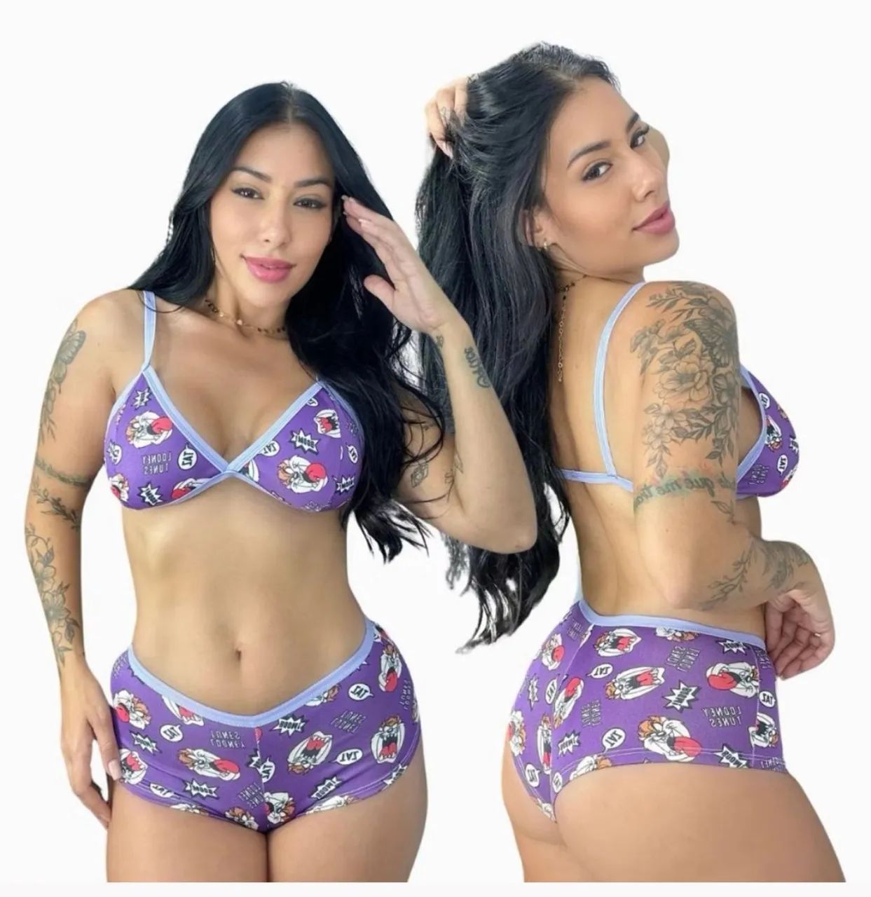 Conjunto Calesson Sutia Shortinho Estampado. - Foto 2