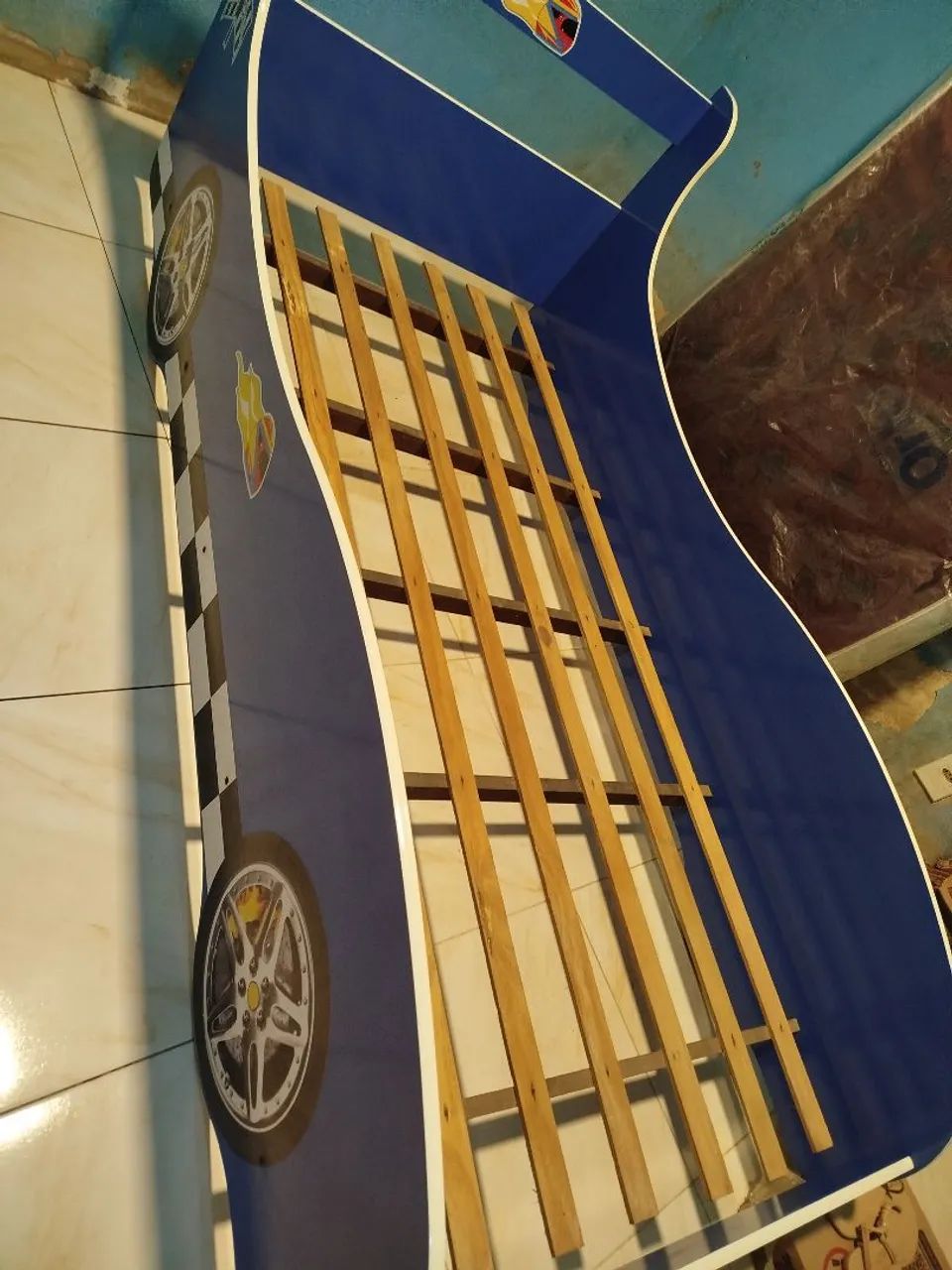 Cama infantil masculina com colchão  - Foto 4