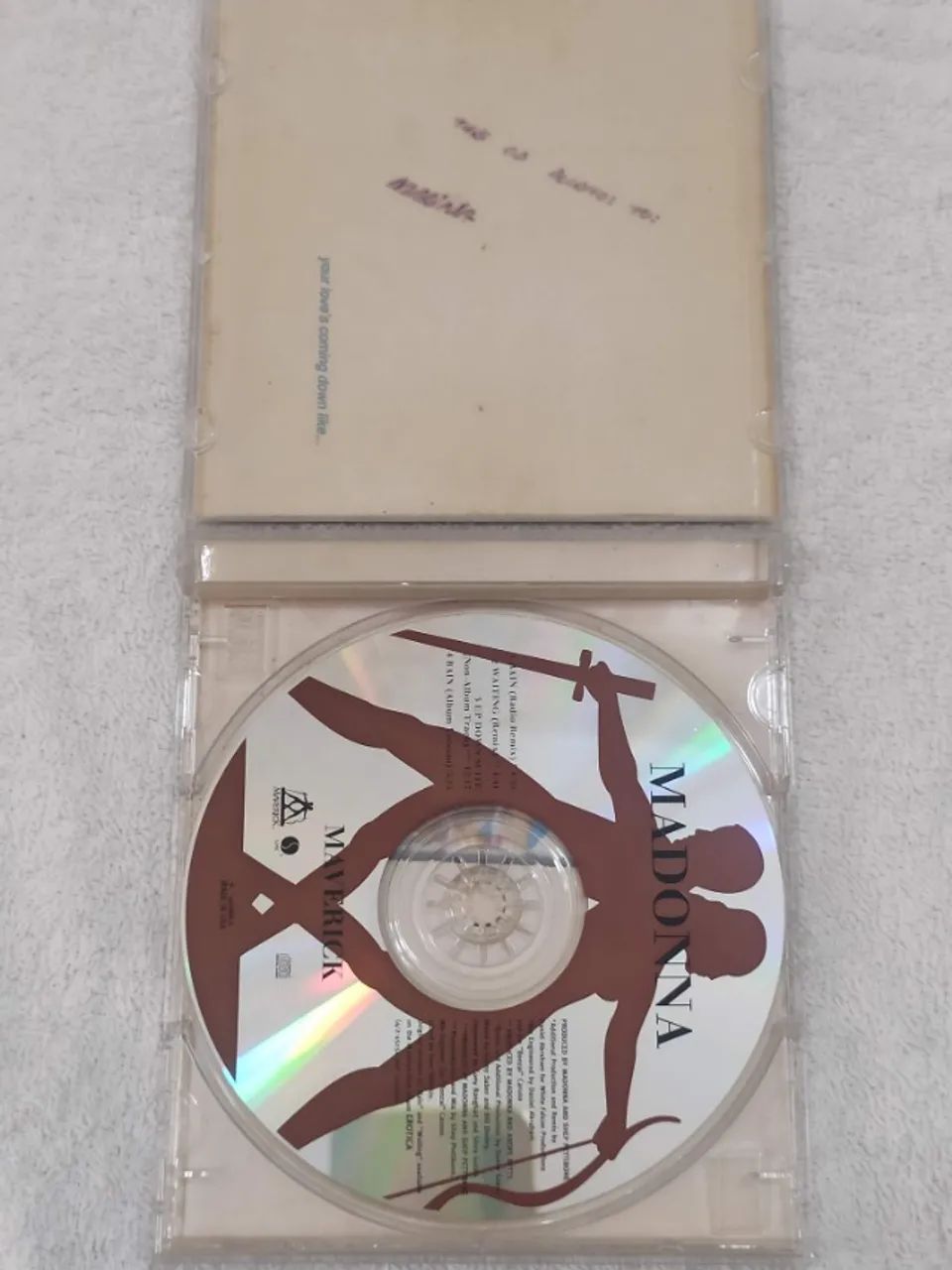 CD Single Madonna Rain Importado - Foto 3