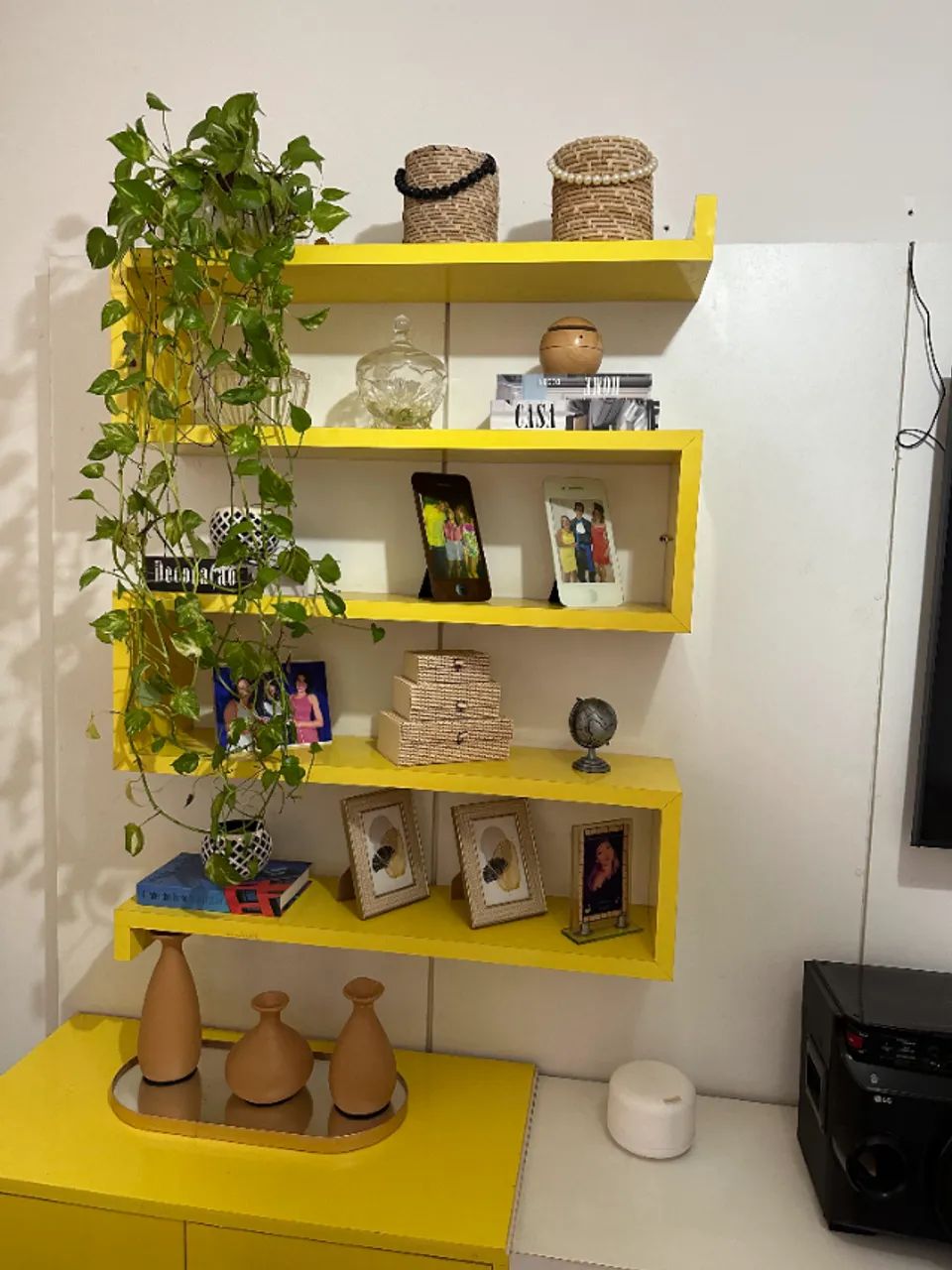 PAINEL SALA (BRANCO E AMARELO) - Foto 4