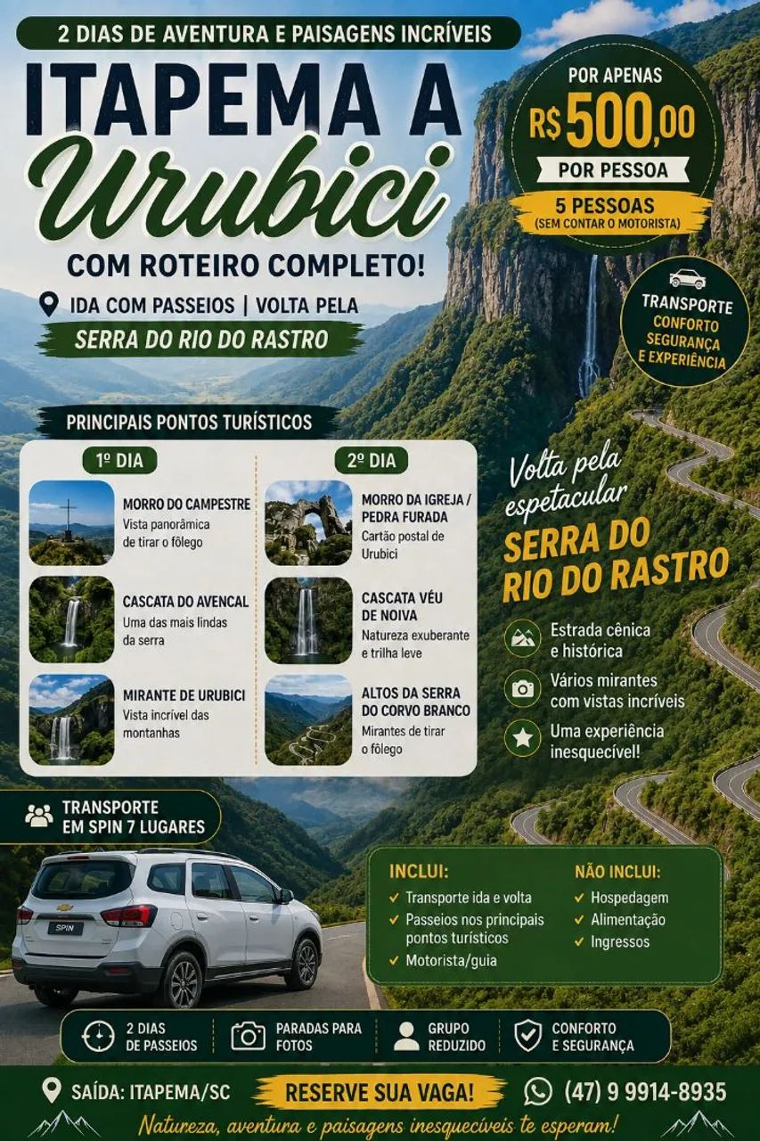 viagem Urubici 