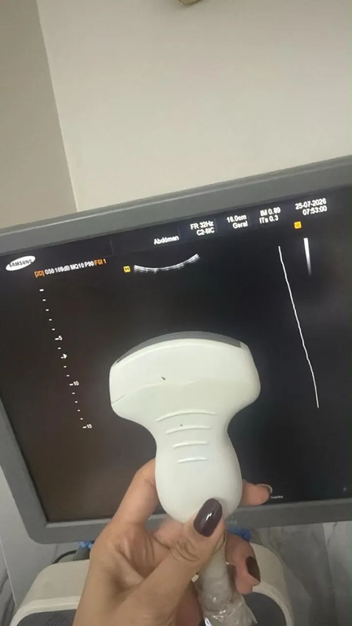 Máquina de USG com os 3 transdutores SAMSUNG