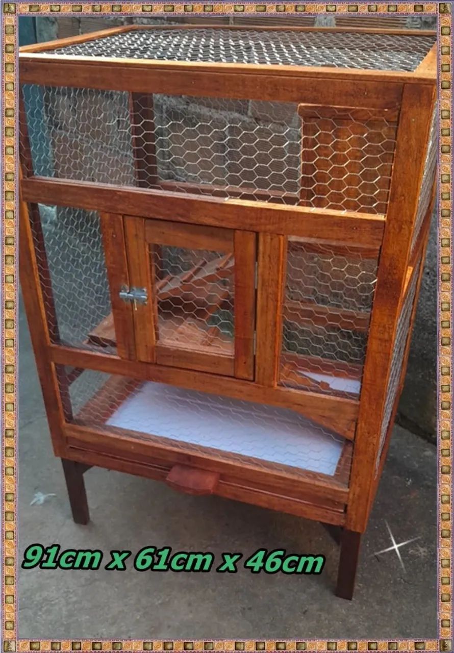OFERTA Viveiro Envernizado Top para Roedores - Foto 2