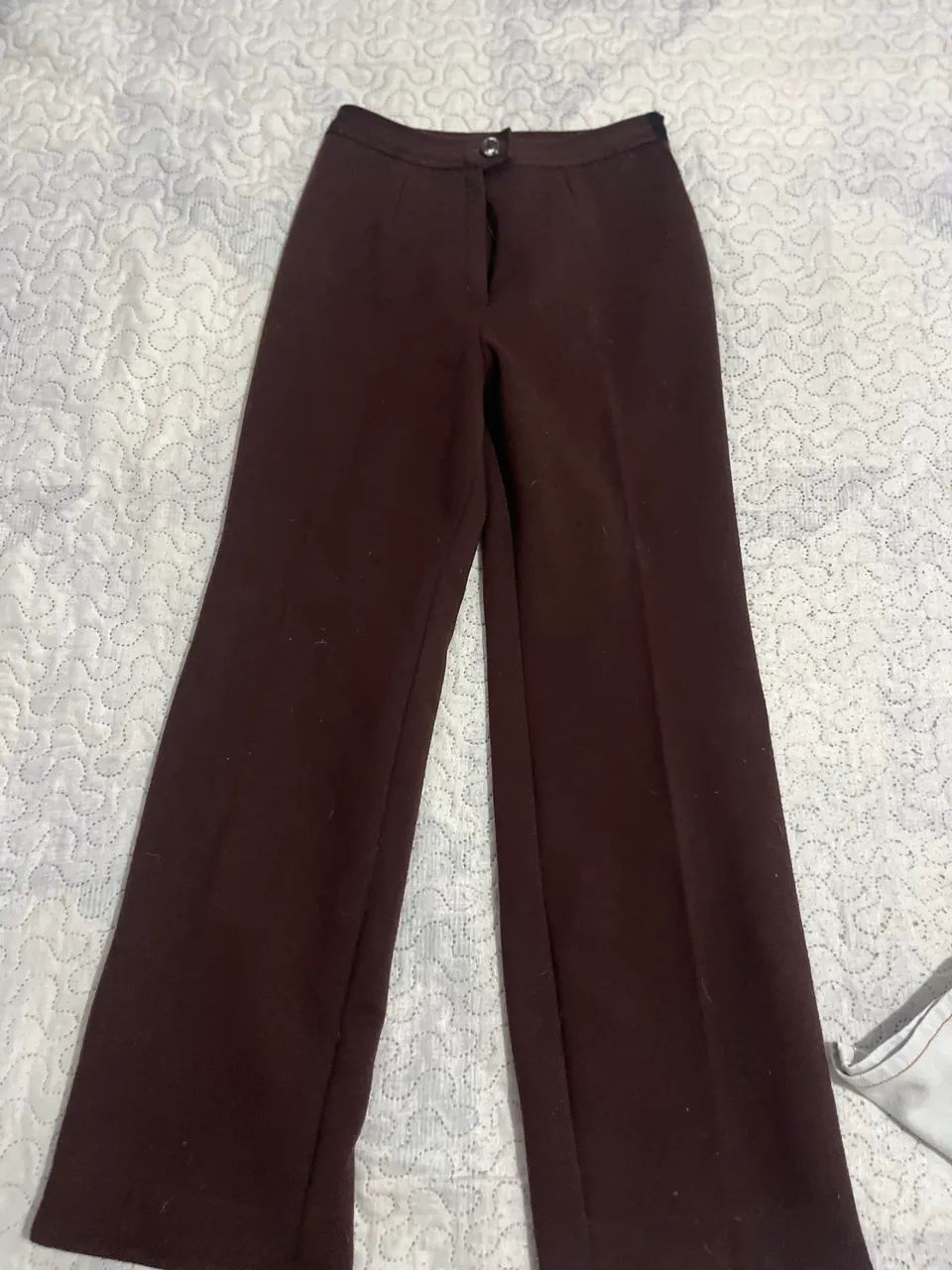 Calça social marrom - elegante e confortável (tam. 36) - Foto 2