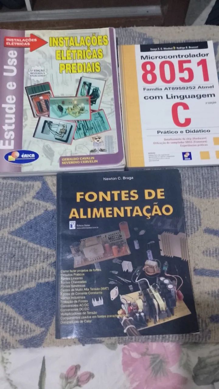 Combo de Livros de Eletroeletrônica