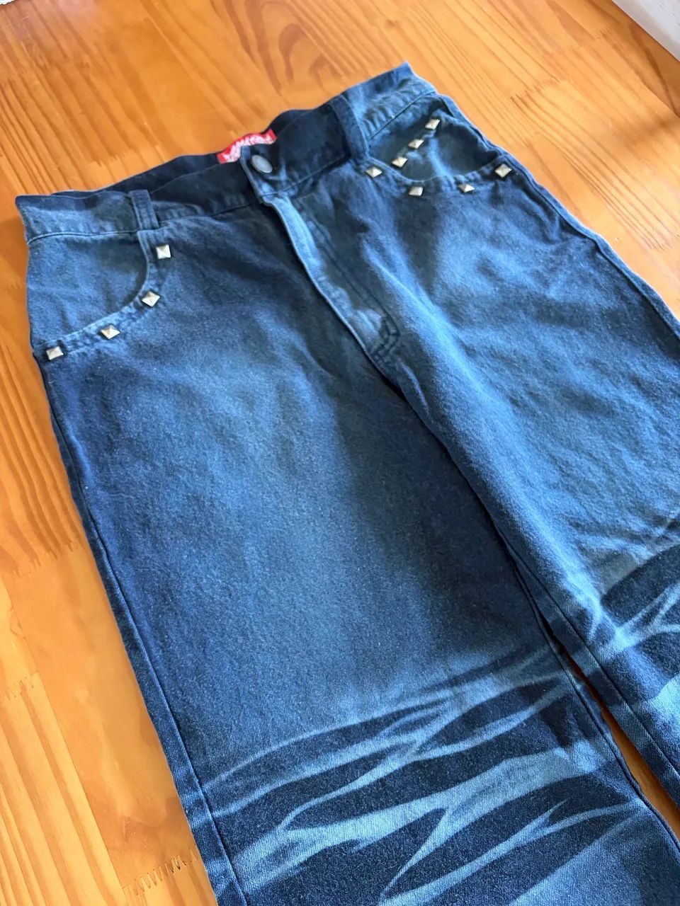 Calça wide/bootcut Kardigan