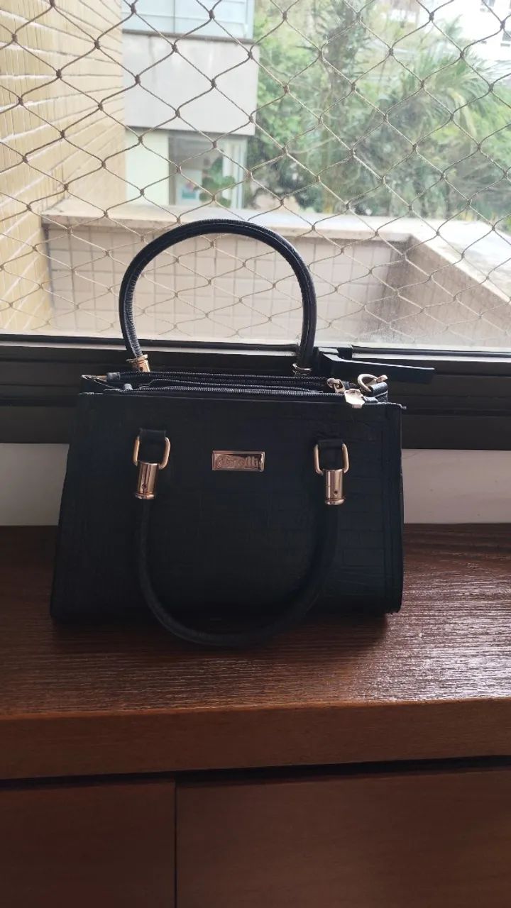 Bolsa Datelli em couro