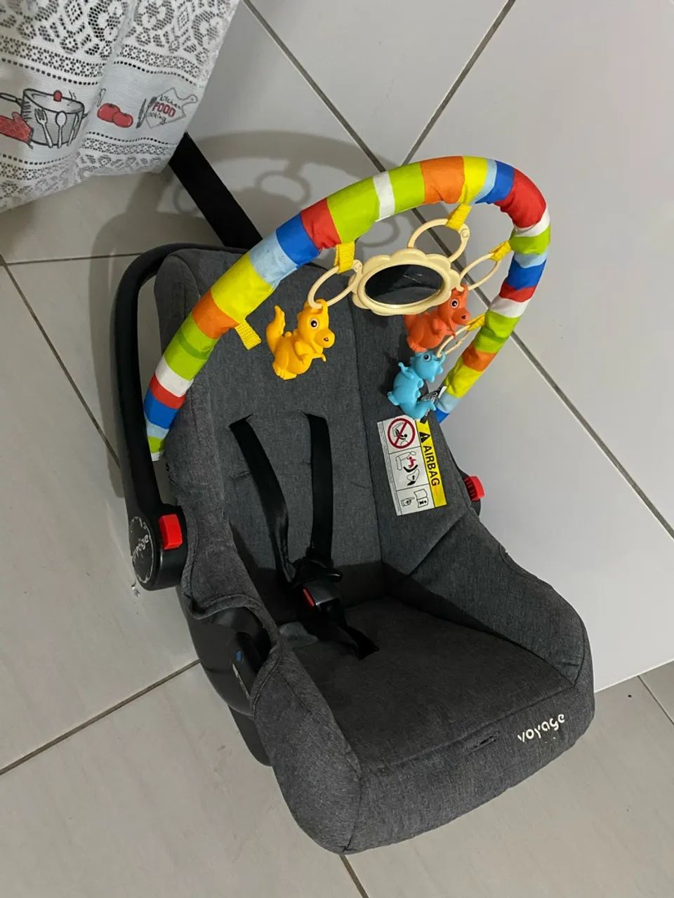 Bebê conforto com móbile  - Foto 2