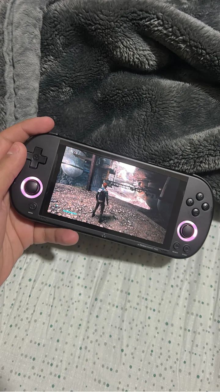 Trimui smart pro, com 2 cartões de memória, android e sistema Trimui - Foto 2
