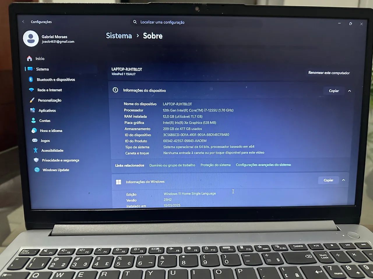 Notebook Lenovo  - Foto 2
