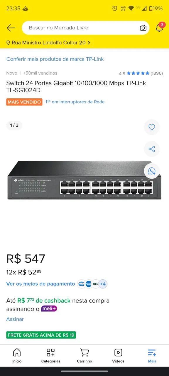 switch tp-link 24 portas  - Foto 3