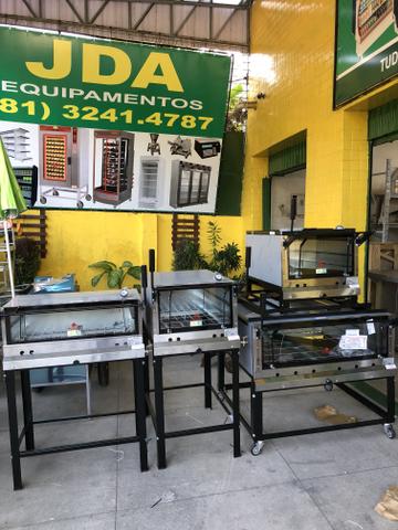 Toda linha de forno com pedras refratárias em inox - marca progás ou venâncio.