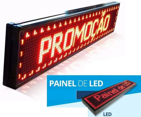 Painel Letreiro Led Displey Luminoso 100X20CM Novo