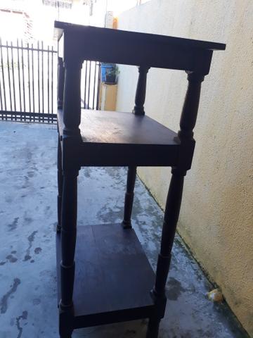 Prateleira imbuia retrô - Foto 3