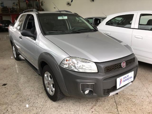 Fiat Strada 1.4 Hard Working 3P Flex Cinza - Foto 3