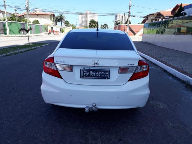 Honda Civic LXS 1.8 flex, automático, Branco, super novo - Foto 7