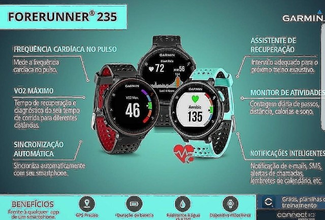 garmin forerunner 235 monitora sono