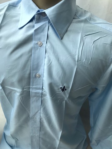Camisa masculina social lisa com entrega grátis  - Foto 2