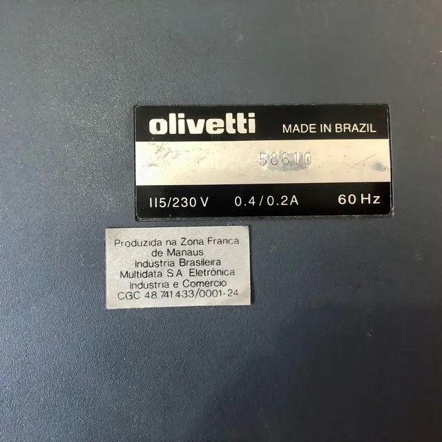 Calculadora Eletrônica Antiga Olivetti Summa13 - Foto 5