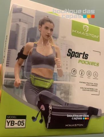 Capa malhação pochete sports pockets h maston 1074 corrida - Foto 3