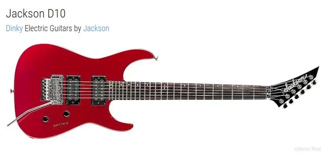 Guitarra Jackson D10 Floy Rose Captadores Emg USA - Instrumentos