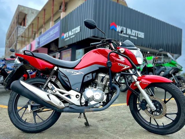 Moto Honda Fan 160 cg Preta 2019 Motos - Denty Motos