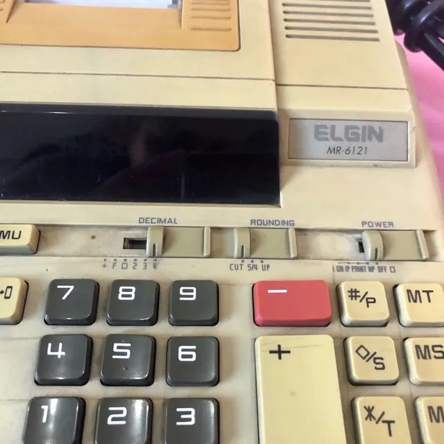 Calculadora Eletrônica Antiga Elgin MB-6121 - Foto 2
