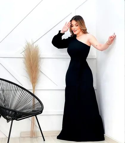 VESTIDOS LISOS CURTO LONGO ATACADO (GARANTIMOS COR E MODELO) - Foto 5
