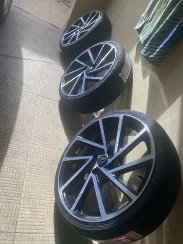Rodas aro 18 vulcano r seven furaçao 4x100 - Foto 2