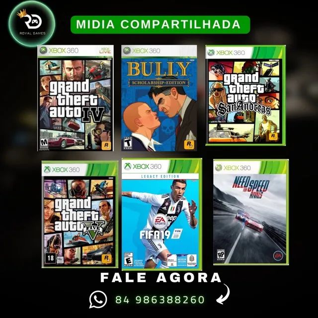 Grand Theft Auto: San Andreas​ - XBOX 360 CONTA COMPARTILHADA