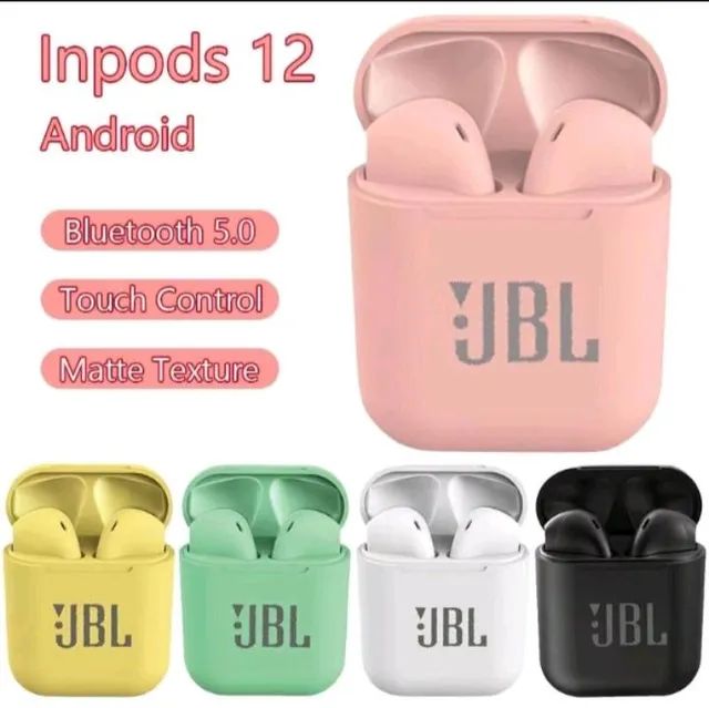 Fones de ouvido jbl i12 / Bluetooth / sem fio