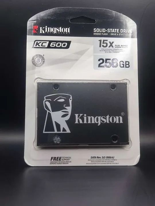 SSD 256gb Kingston KC600