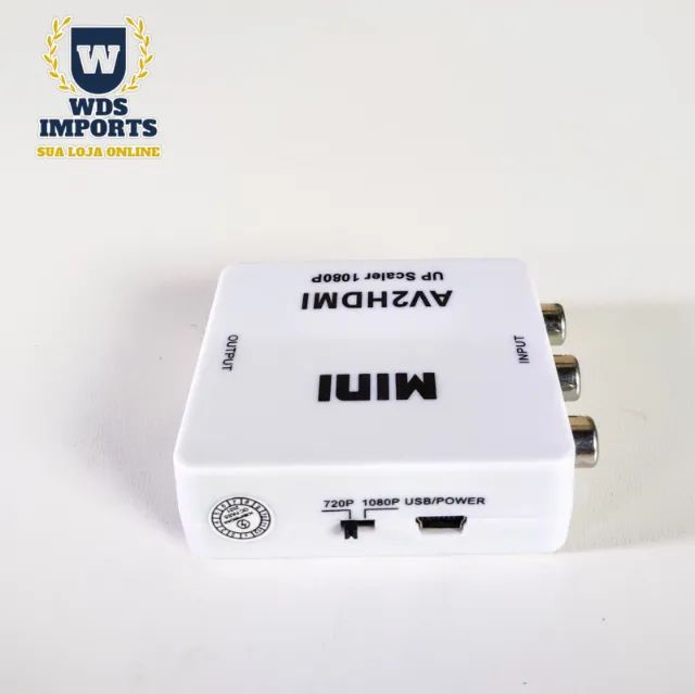 Conversor de video Av Rca para Hdmi - Foto 3