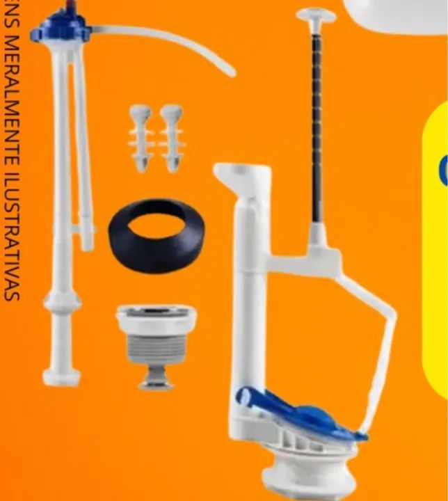 Kit Completo de Mecanismo para Caixa Acoplada - Foto 2